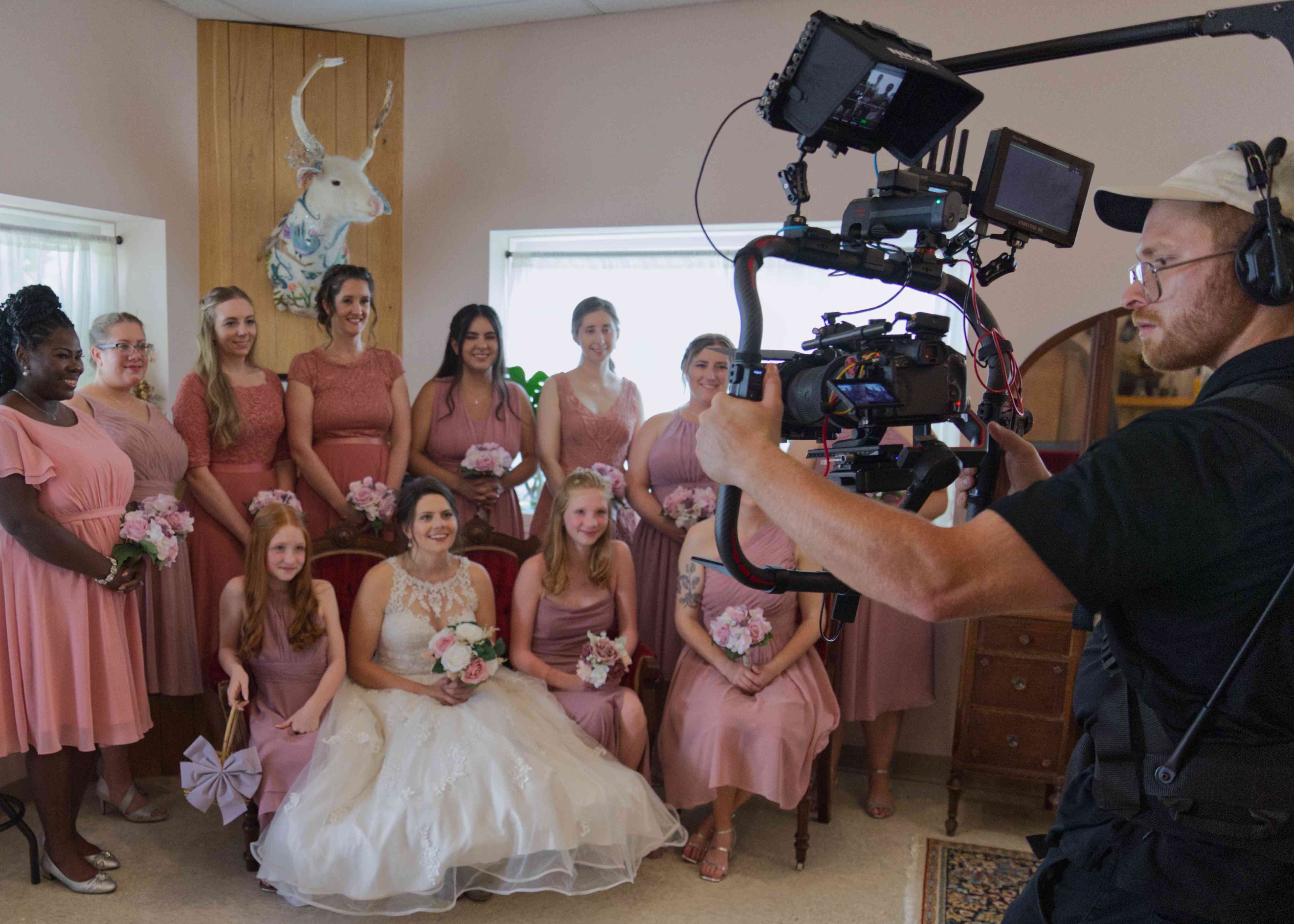 Video coverage of a Bridal group